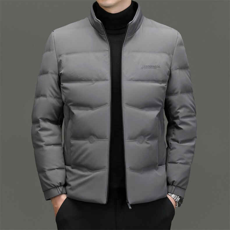 BN23610钱塘2020-2商务简约冬季厚款中年男士90鸭绒羽绒服P190,男装羽绒服,钱塘207-2