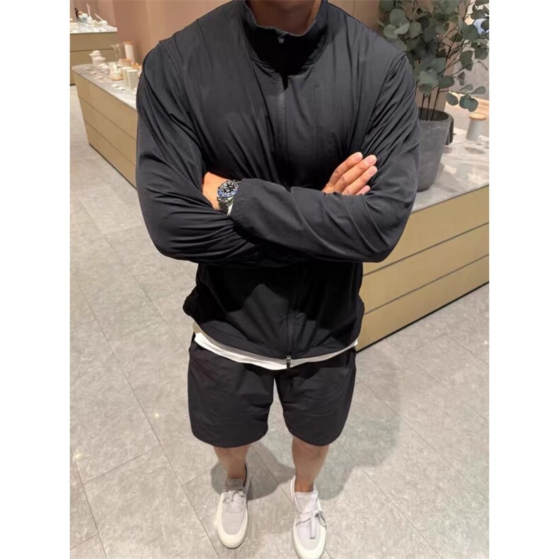 美式高街立体剪裁运动防晒拉链外套夏季户外男士长袖立领夹克潮,男装夹克,星座506A