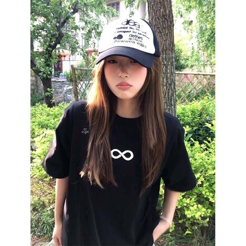 万针全刺绣解构设计260克重磅双纱纯棉高品质美式高街短袖T恤特35,男装T恤,电商A486