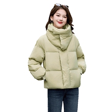 羽绒棉棉服女2024年冬季新款女装时尚休闲韩版连帽立领加厚棉服，女装棉衣/棉服，卡杰菲