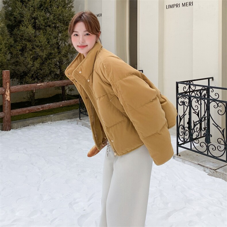 新款主推丝绒羽绒50绒羽绒服2655-P245-K368,女装短外套,2C129