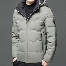 羽绒服男士新款秋冬季宽松休闲中青年保暖立领外套FF8233-P275，男装羽绒服，星座1105-3