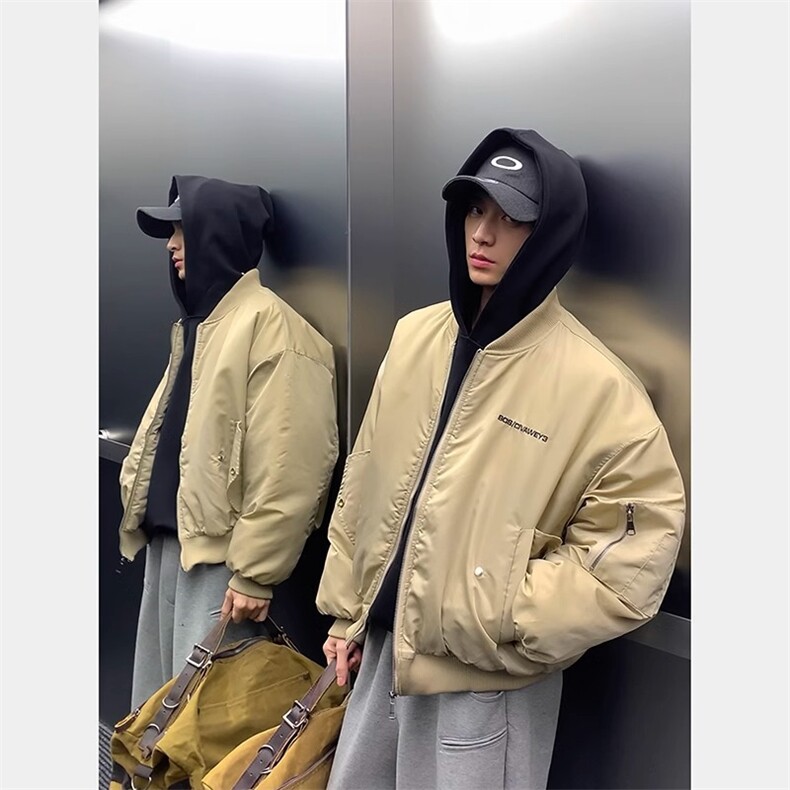 网图夹棉保暖棒球服XZ213-JK4321-P88控108棉衣P108控128,男装棉衣,星座213