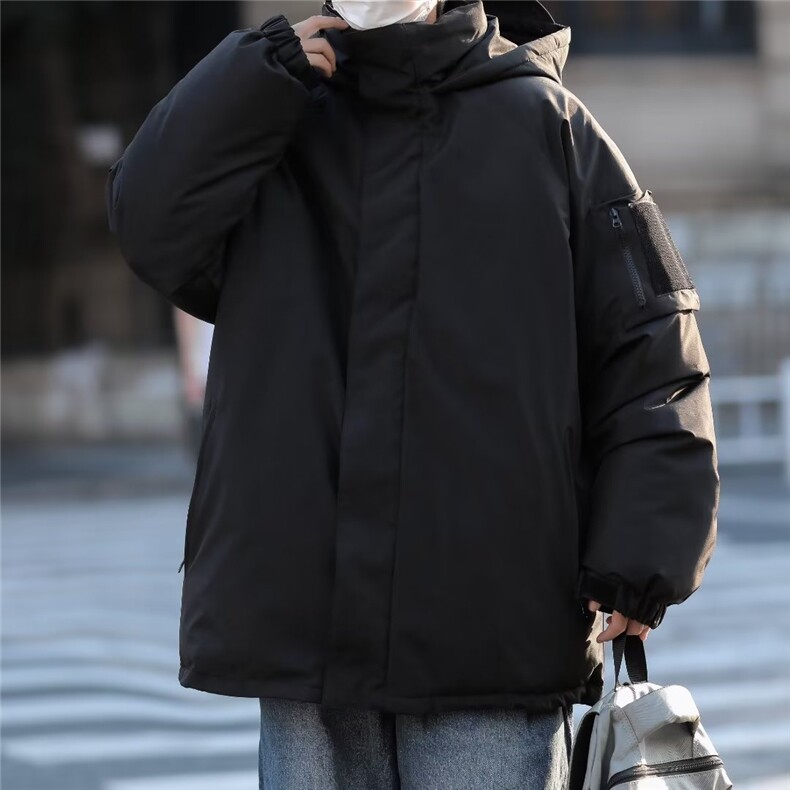 冲锋衣棉服女冬季2024新款潮牌美式情侣款棉衣连帽登山外套MF929,男装夹克,星座1116A（原606A-3）