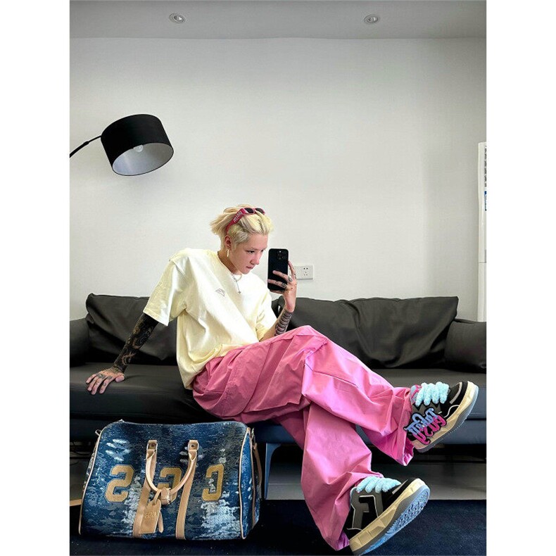 2025春夏款潮牌欧美高街vibe复古美式工装裤BK2309-P53控78,男装休闲裤,星座1002-1