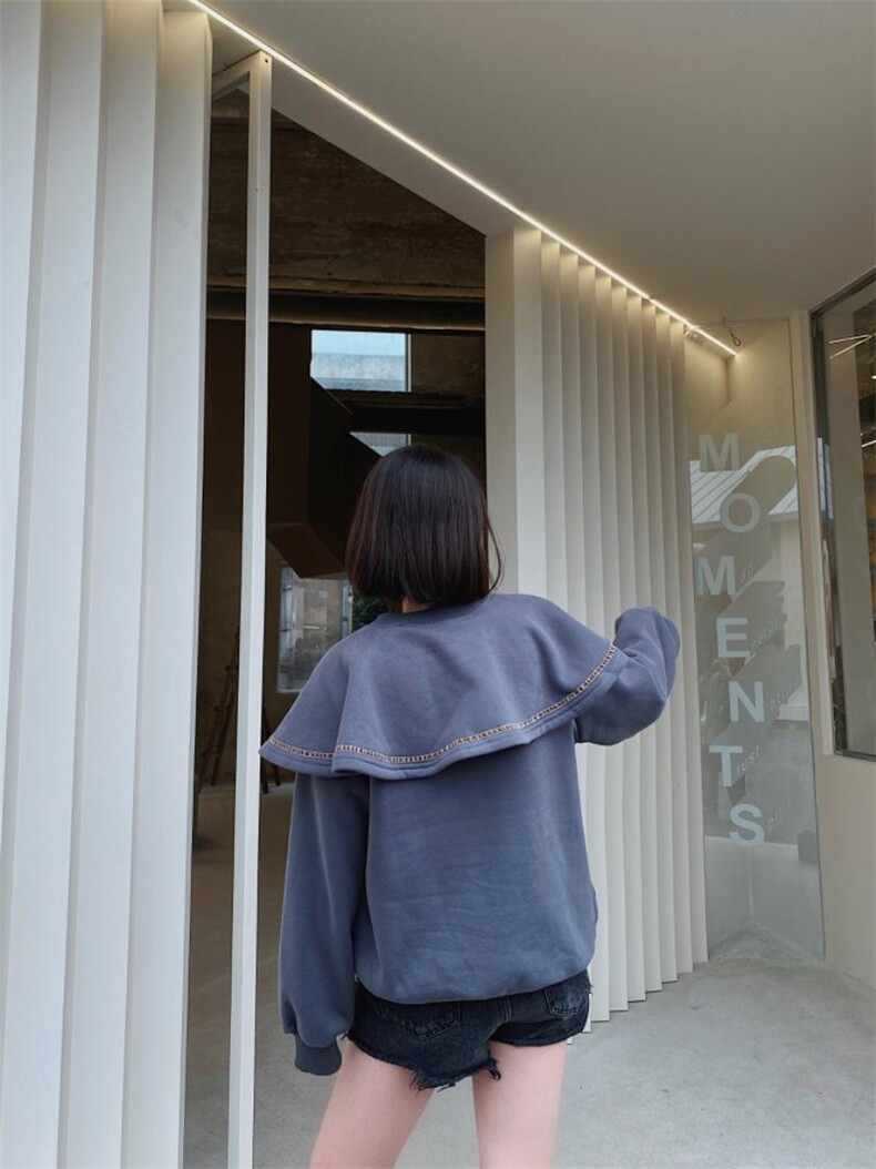 2021/加绒卫衣/NEW，女装卫衣/绒衫，潘朵拉