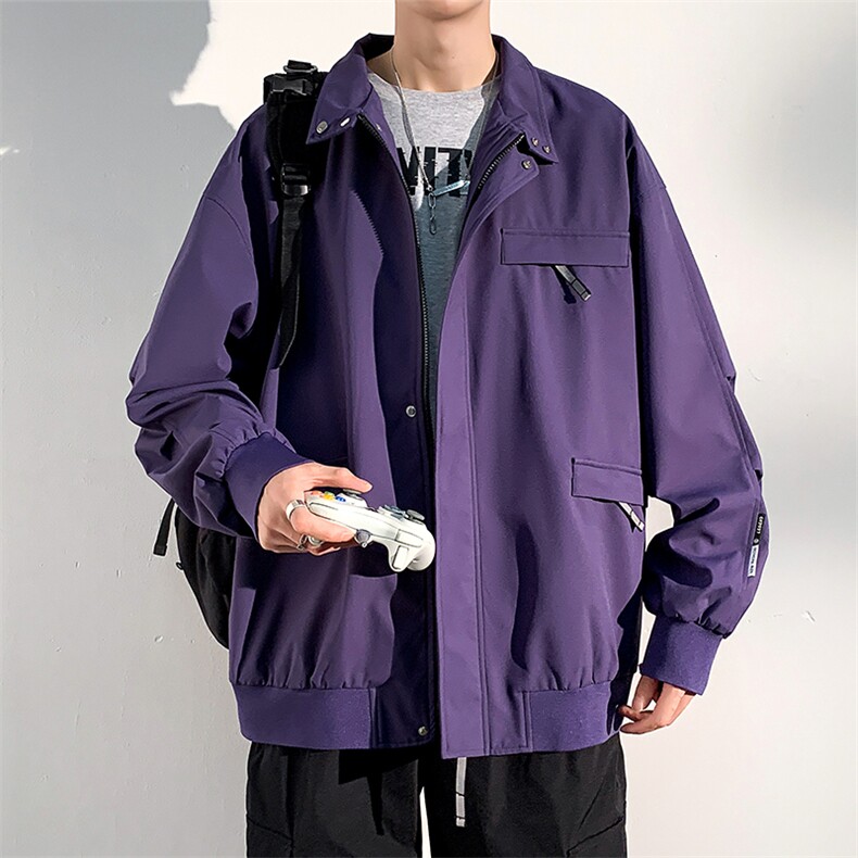 2024春季新款现货户外立领夹克男 冲锋衣外套JK7707 -P75图片