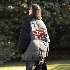 现货抖音得物可供视频三防加厚羽绒拼接棉衣外套面包棉服86635，男装棉衣，电商A486
