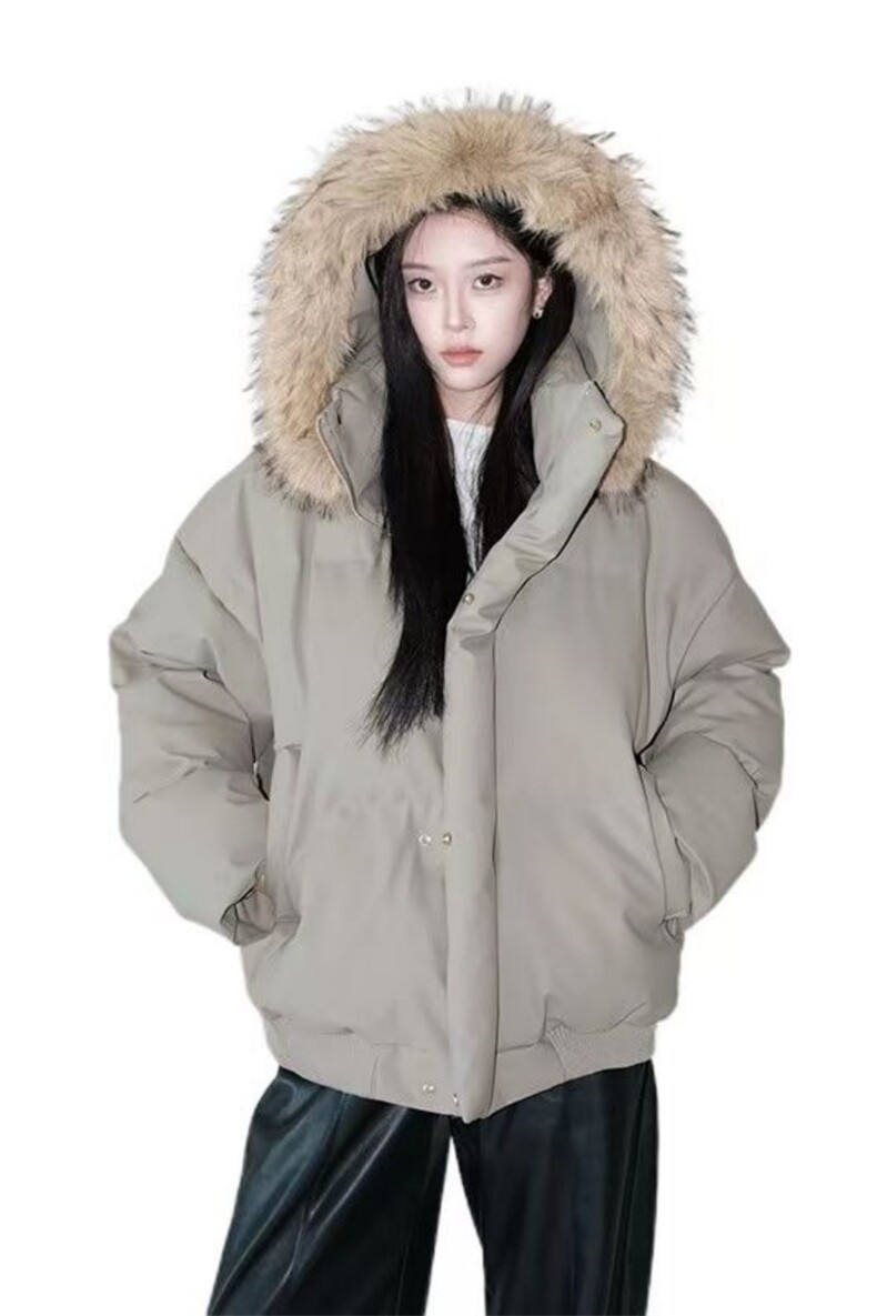 网图可拆卸连帽冬季白毛连帽PU皮棉衣棉服外套310A-MY9891-P88,男装棉衣,四季星座310A