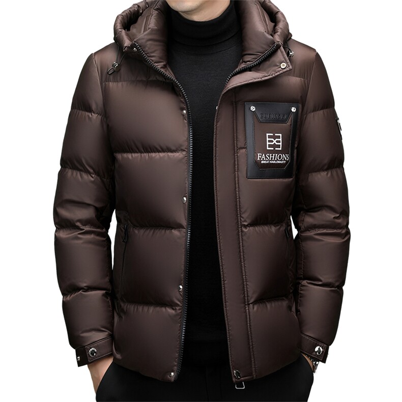 冬季男士鸭绒加厚羽绒服时尚加绒男品质潮服连帽外套JZ98820-P298,男装羽绒服,星座1105-3