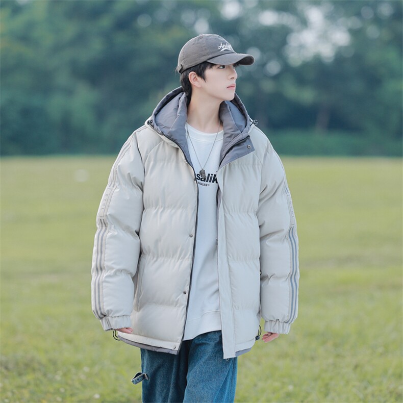 三防料 抖音品质 现货10W件 宽松加绒加厚棉衣外套棉服BM333特P85图片