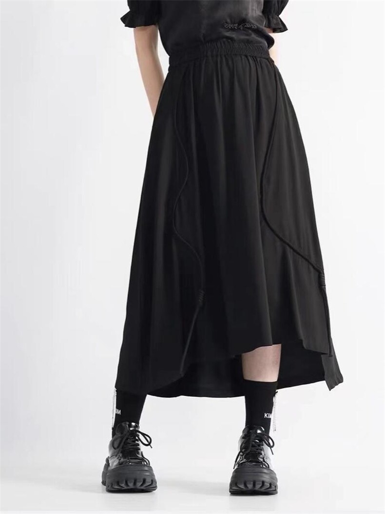 夏季新款设计半裙，女装半身裙，丰衣主色