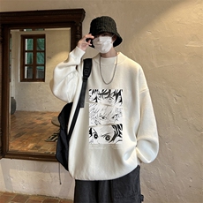 控68半高领毛衣男士大码针织衫男毛线衣男M18176-P45加绒款-P65，男装针织衫/毛衣，电商A040