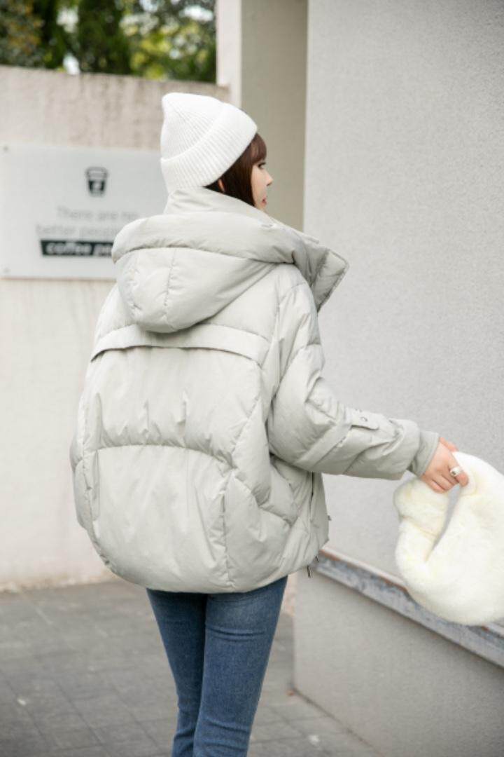 现货高品质标90白鸭绒羽绒服，女装羽绒服，艾依佳人