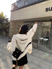 春季卫衣开衫外套，女装卫衣/绒衫，SUPEREDITE 绣铂