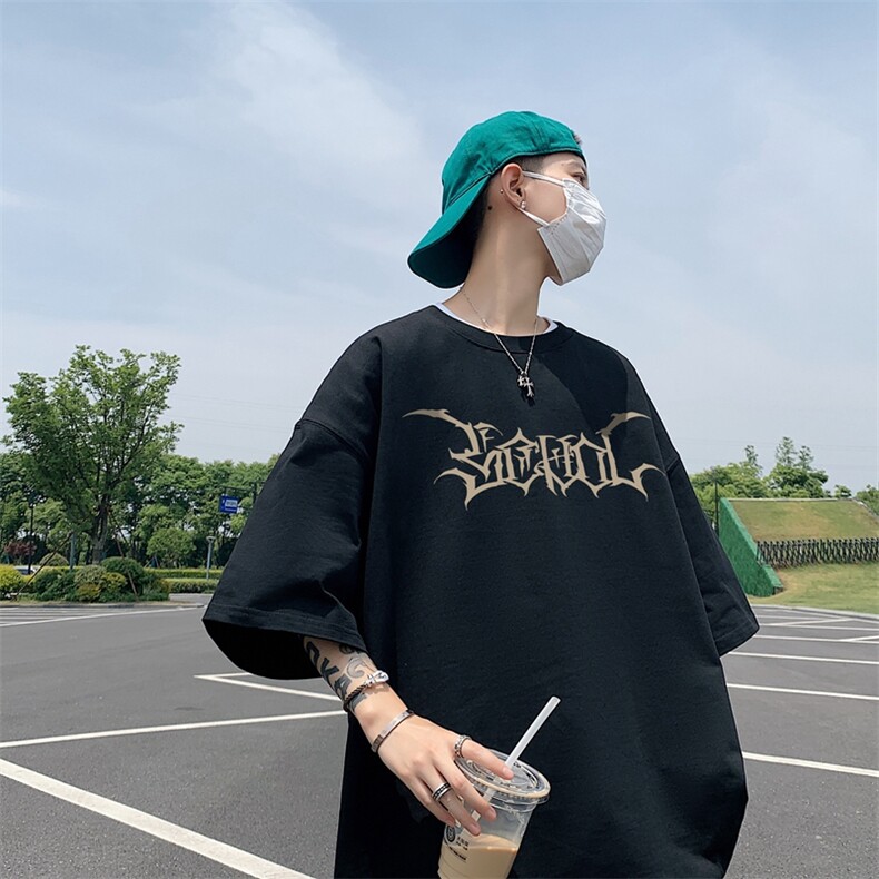 印花棉T280克直播供货220克重磅精品棉XZ301B-JB5106-P28,男装T恤,星座301B