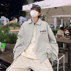 特批2025港风夜景时尚宽松翻领冲锋衣夹克TPF6033P65控98，男装夹克，电商A247