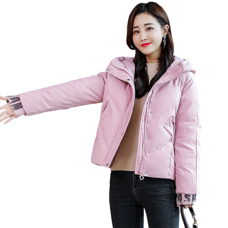 棉衣/棉服长袖短款直筒修身时尚百搭2020年冬季连帽,女装棉衣/棉服,贵人树