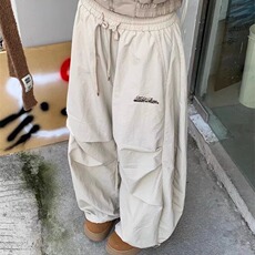 美式复古褶皱伞兵弯刀工装裤男女款春秋季新款YSDL-K223/P52，男装休闲裤，星座506