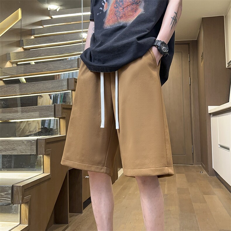 港风休闲裤高街五分裤宽松直通短裤DK125P28,男装休闲裤,星座1204-3