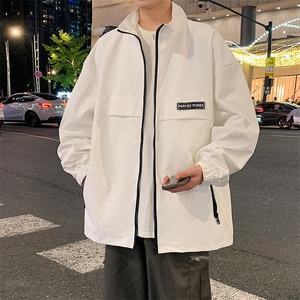 港风秋季新款外景飞行员夹克男宽松二开立领夹克MYJ24-7862-P58图片