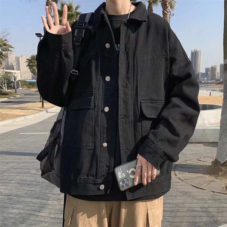 潮流夹克潮男春季夹克C057P55图片