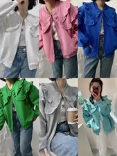 木耳边外套，其它，一颗柠檬