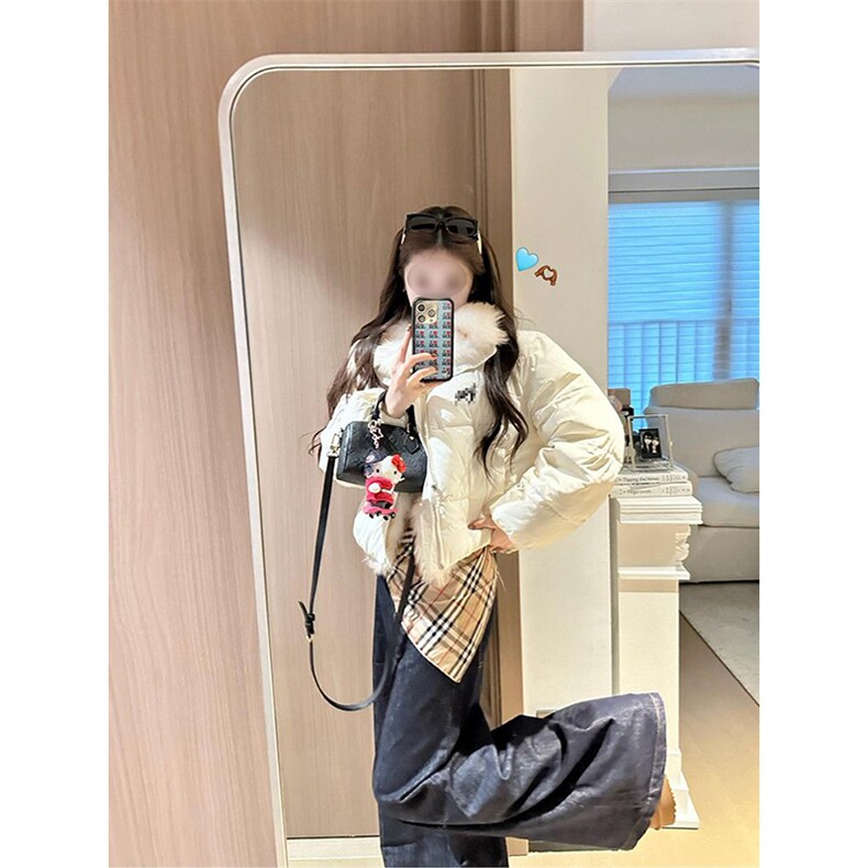 1506A/G78710/P89外套米白毛毛棉服氛围感设计棉衣1,男装棉衣,星座1506A
