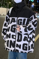 2023男冬季新款保暖棉衣防风撞色宽松加厚大码棉服外套33351P105，男装棉衣，电商A086