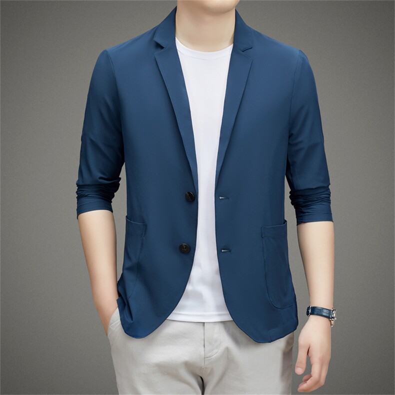 F8016春夏新款男士西服薄款防晒服主推P80,男装西服,电商B360