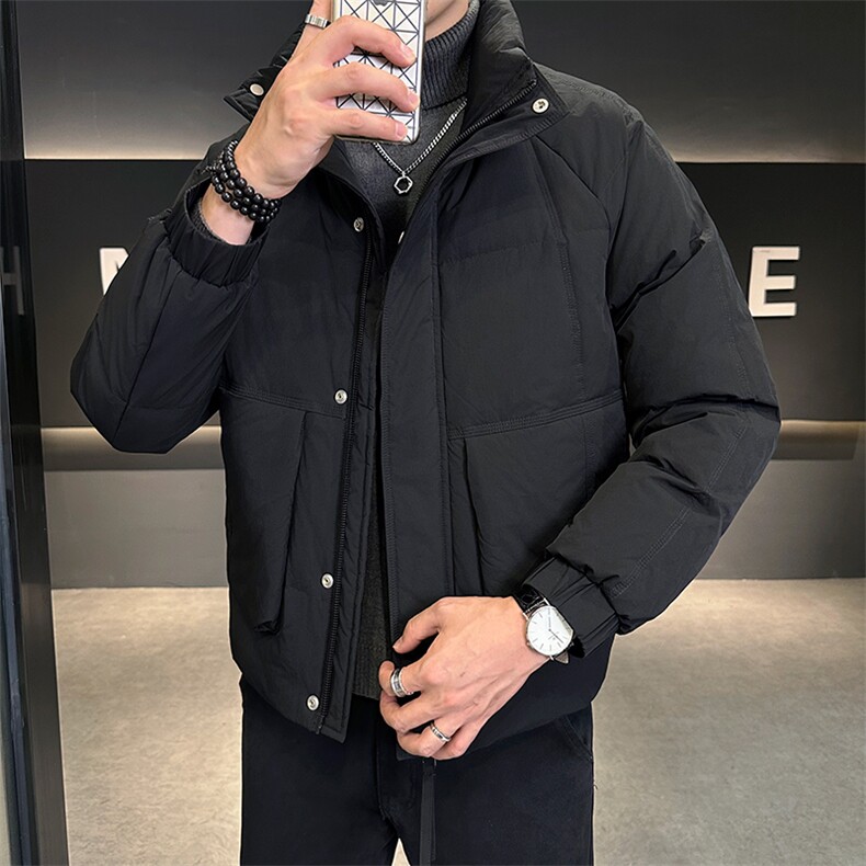 冬季店主羽绒服简约时尚保暖品质数据款简约外套男YR8005-p160,男装羽绒服,电商D327