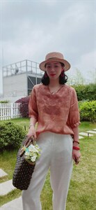 纯苎连衣裙小衫裤子裙子衬衣 时尚风 风淑女风休闲风,女装连衣裙,川哲