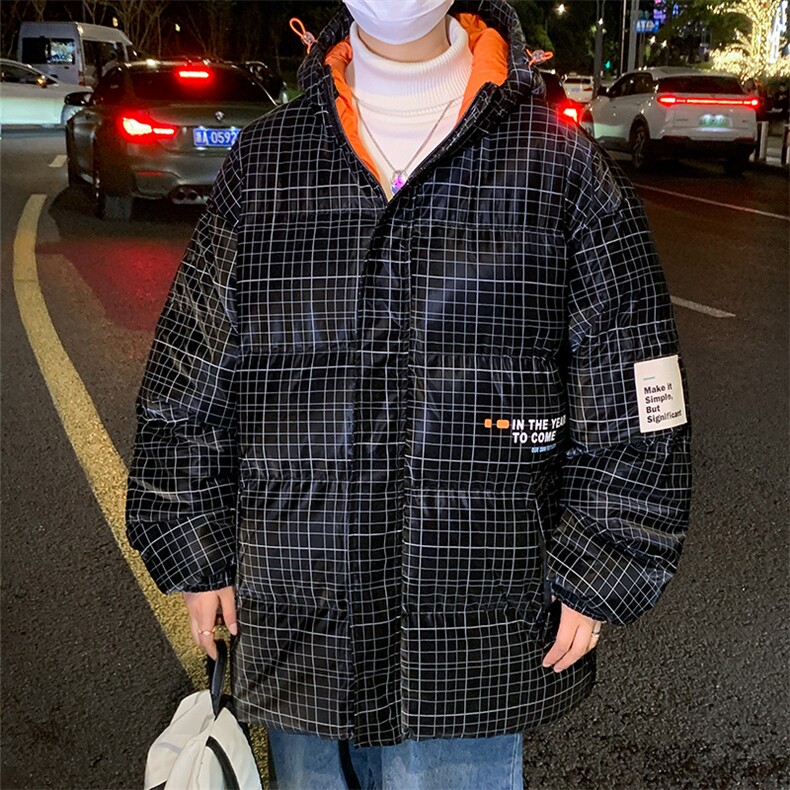 抖音得物品质冬季加厚棉衣保暖棉服面包服大码外套男MY33211P105图片