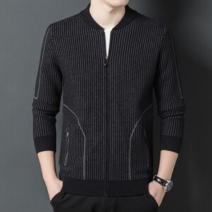 SV20109男士2023年秋季新款长袖休闲加厚针织开衫外套P126图片