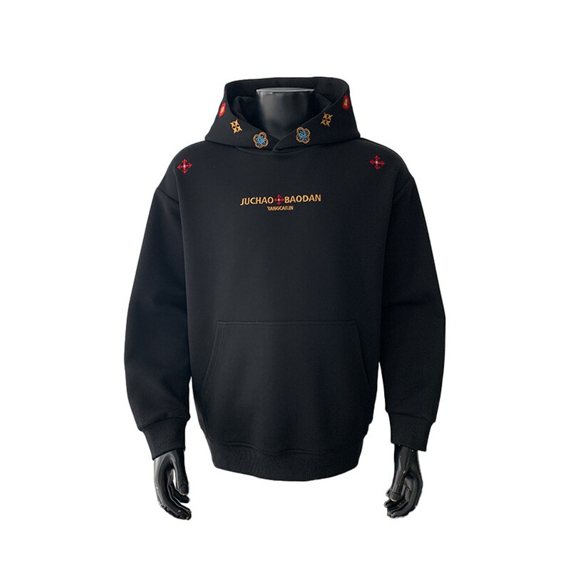2026春季新款美式刺绣320g华棉卫衣男W6072-特P42建议零售价98,男装卫衣,电商A001