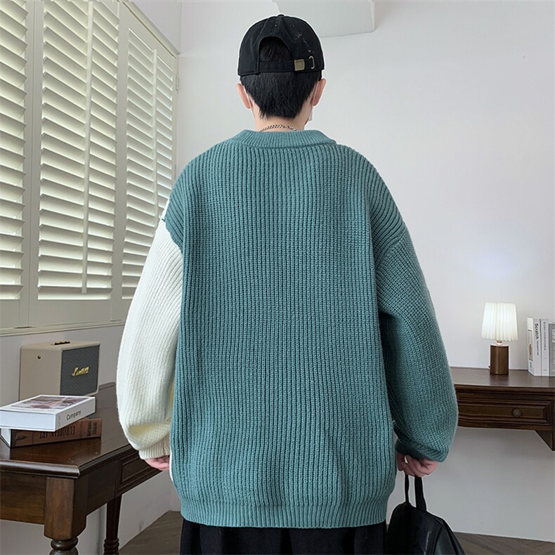 【新品】2025秋冬男士时尚休闲百搭针织毛衣潮流-M5106-P45,男装针织衫/毛衣,星座1105-1