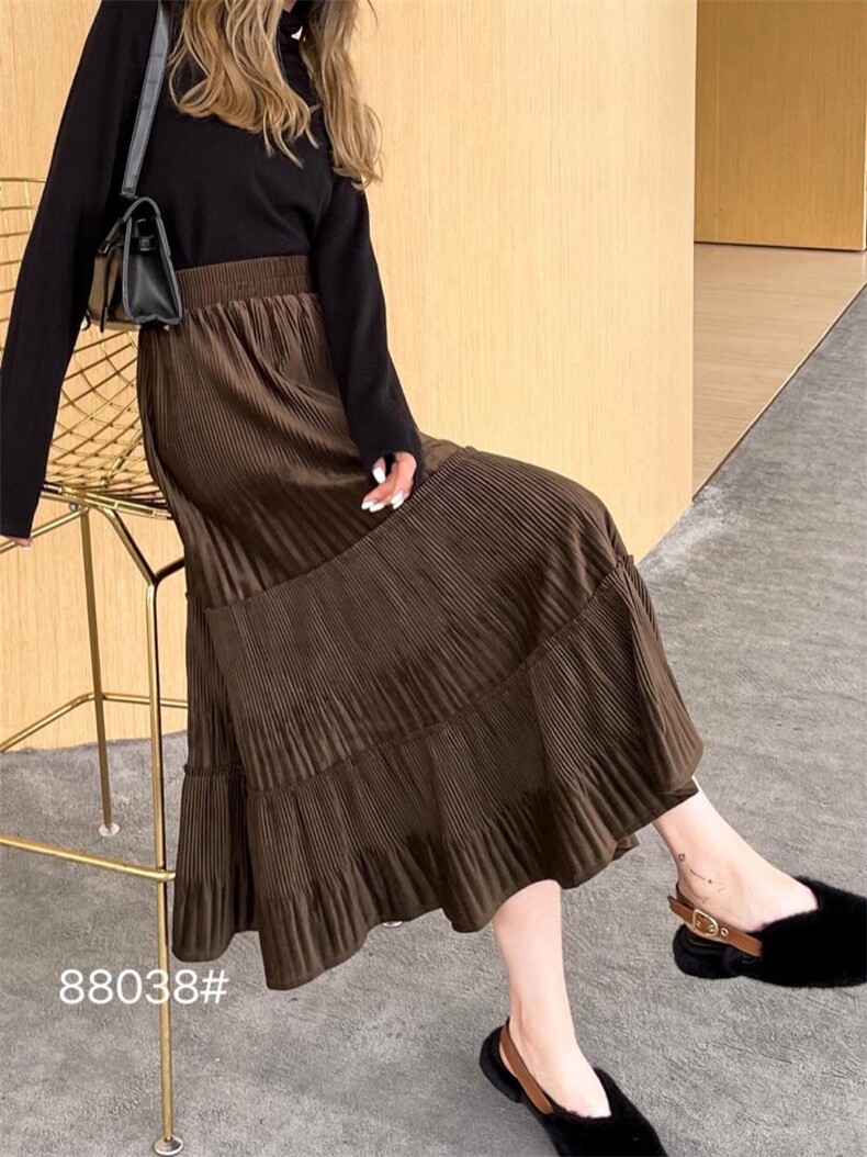 冬季新款百褶裙系列，其它，千百莲