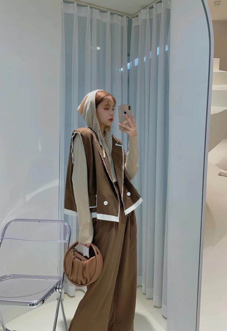 马甲打包价85两色超火，女装马夹，柚意