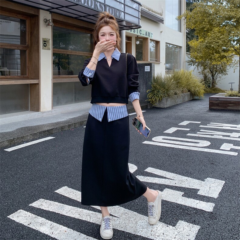 【新款主推】2025新款时尚套装拼接两件套2C372-862-P175控268,女装短外套,2C372