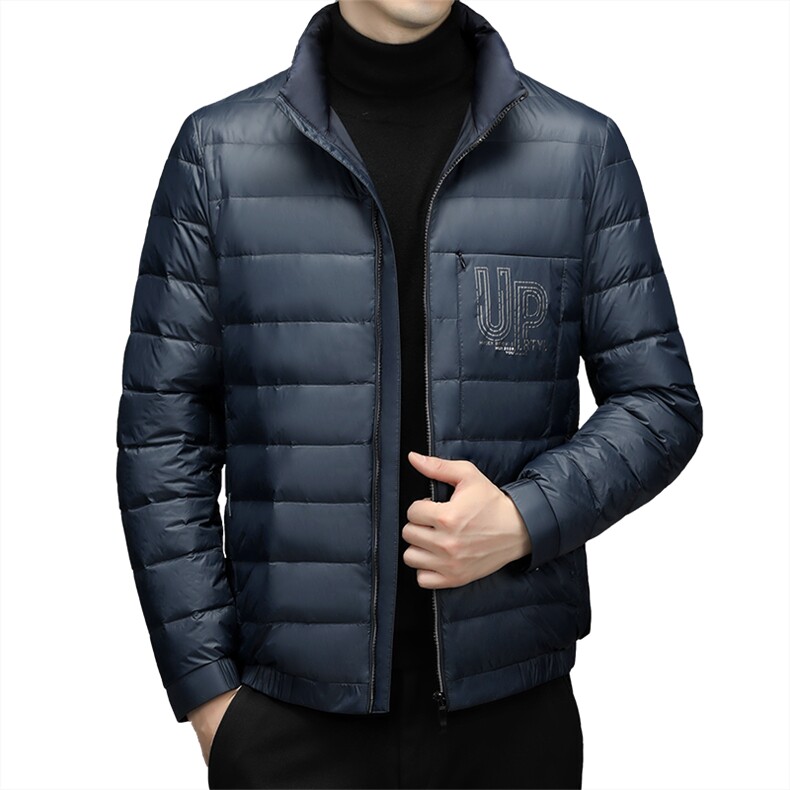 CAH9903钱塘2020-2冬季厚款时尚休闲简约中年男士羽绒服P220,男装羽绒服,钱塘207-2
