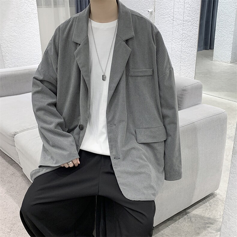 现货港风宽松粉红色小西装男西服KD401-P55，男装西服套装，电商D312-1