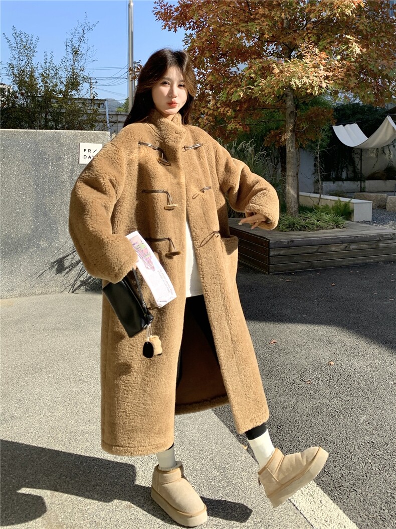 现货主推款加厚加长保暖牛家扣泰迪绒环保皮草p255-k368,女装羊羔毛/颗粒绒,丝露怡语