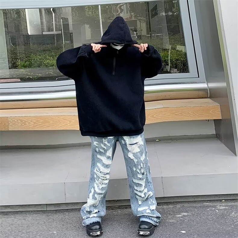 卫衣男潮ins港风潮流XQ47P46,男装卫衣,星座1116-2