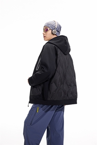 311B-1-YZ-9262-P148控219大码 潮牌厚款轻薄羽绒服抗皱风防泼水图片