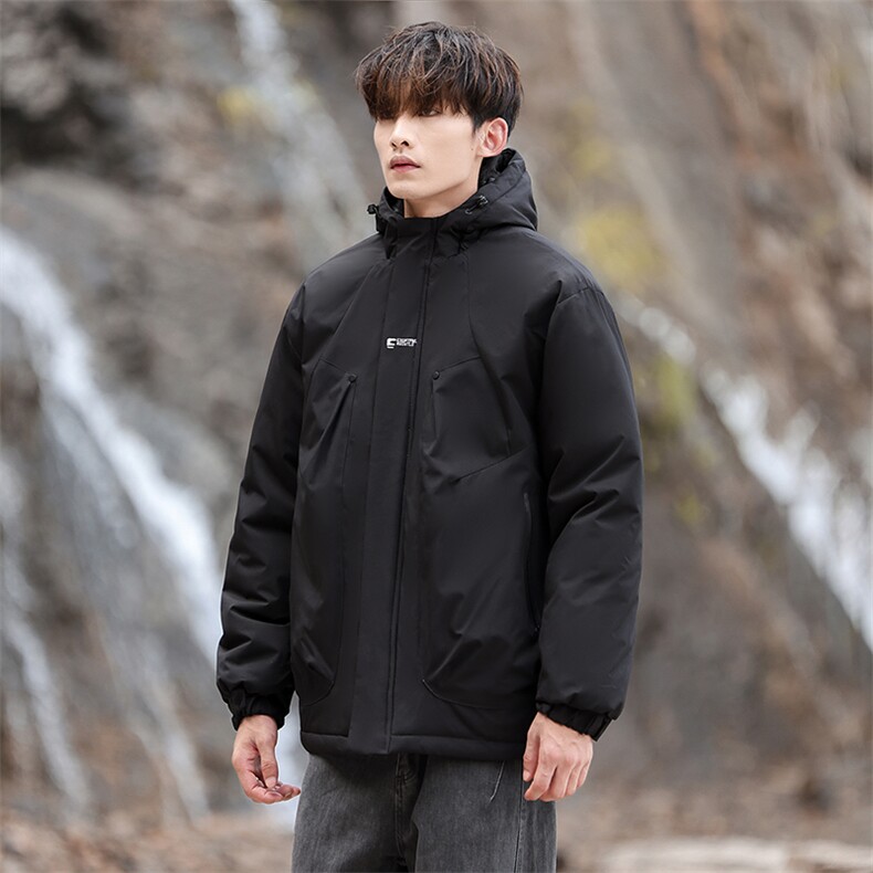 冬季加棉加厚刺绣棉服男士休闲棉袄连帽潮流棉衣A266-MY8011-P75,男装棉衣,电商A266