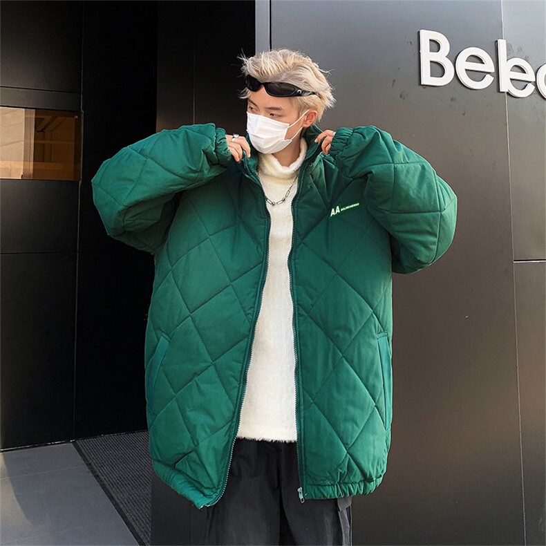 立领棉服男冬季宽松保暖棉袄外套美式复古潮牌情侣棉衣M809-P68,男装棉衣,星座308B-2