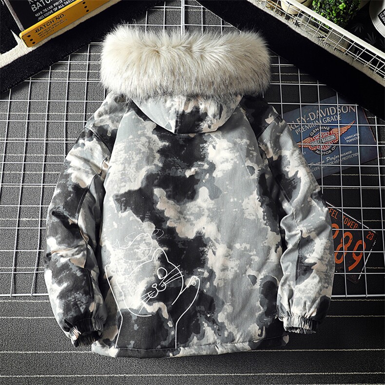 MC49133-P135日系潮衣男大码派克服男工装服外套袄,男装棉衣,电商A040A