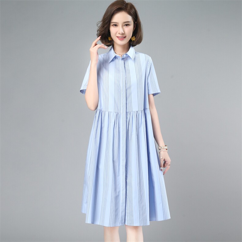2021夏装新款简约时尚气质休闲舒适连衣裙,女装连衣裙,奕阳依阁