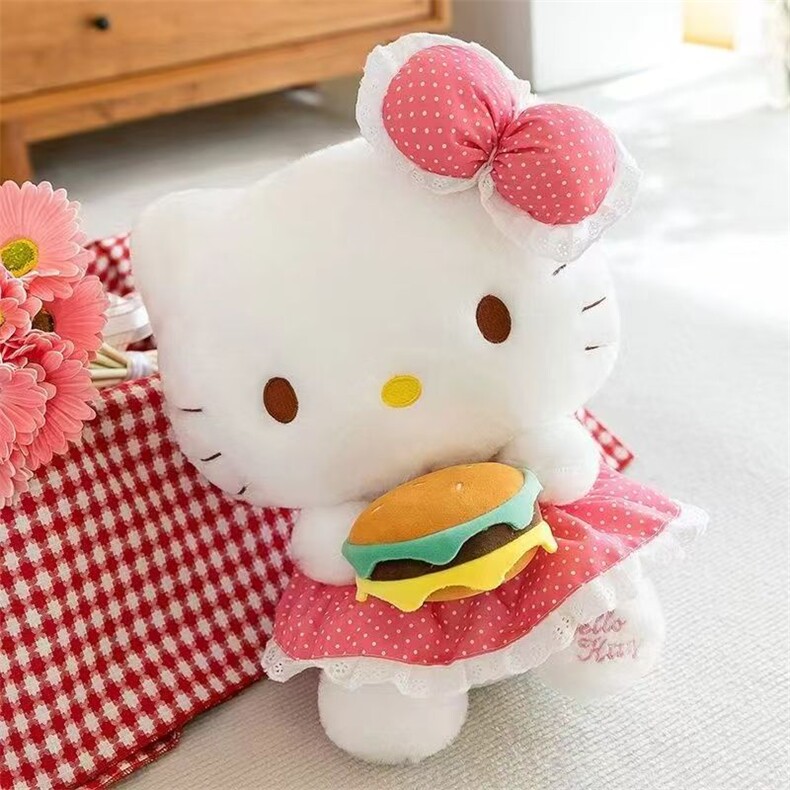 汉堡凯特猫，旭旭毛绒玩具厂