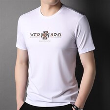 夏季新款中青年男士短袖t恤圆领运动半袖爸爸夏装休闲上衣体恤P68，男装T恤，钱塘6003A(原)4033A
